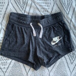 XS grey Nike sweat shorts